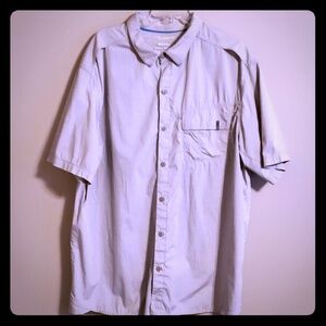 Columbia vented omnishade short sleeve grey